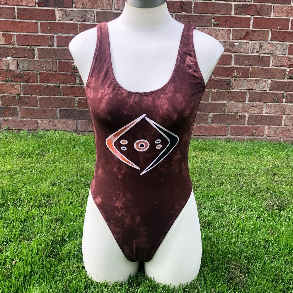 Flying Down to Rio tie dyed Swimsuit Bodysuit